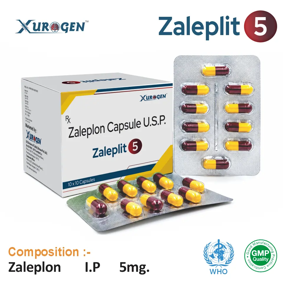 Zaleplon 5mg Capsule from Top Pharma Company in India